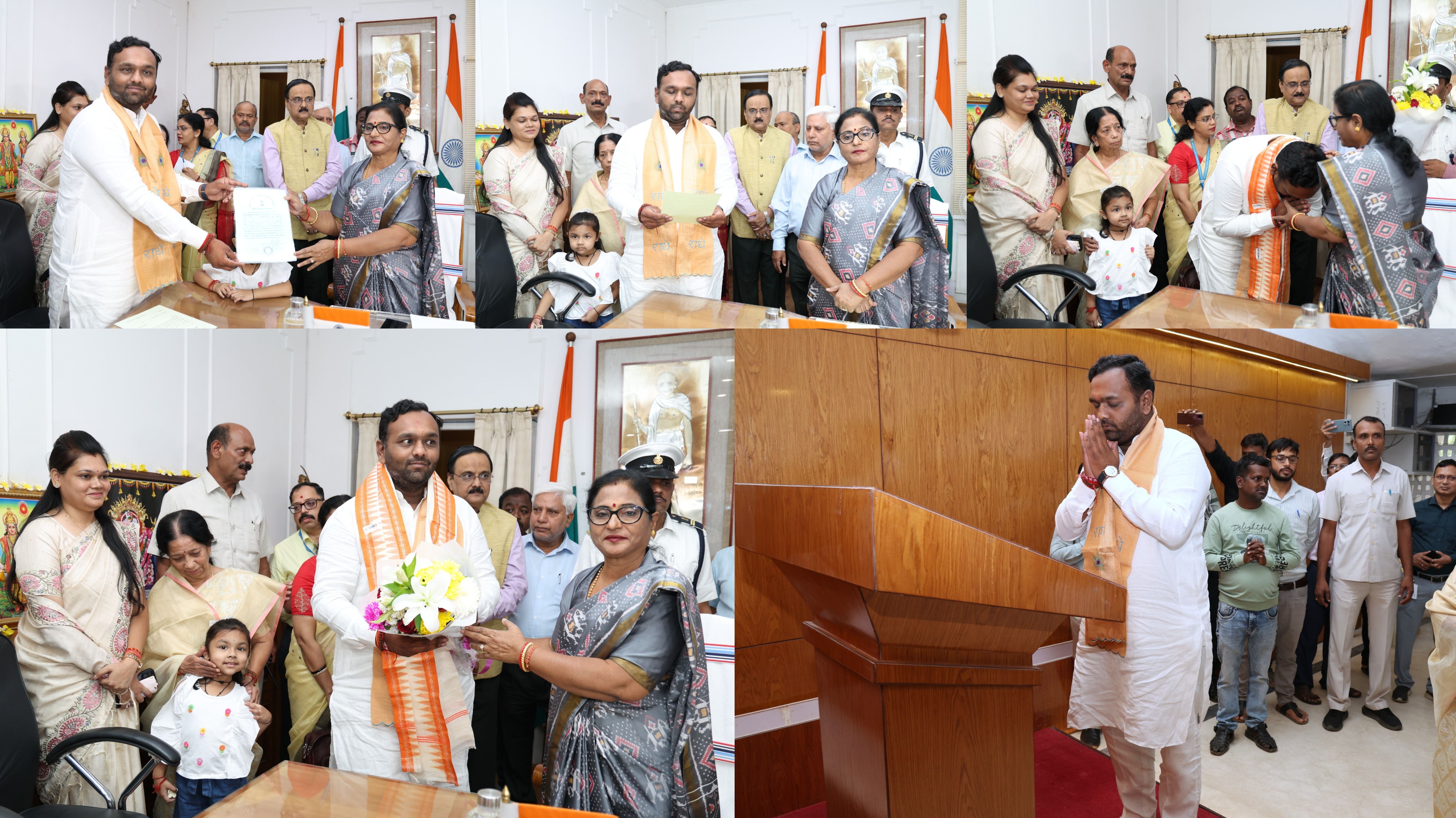 Newly-Elected Nuapada MLA Shri Jay Dholakia Takes Oath